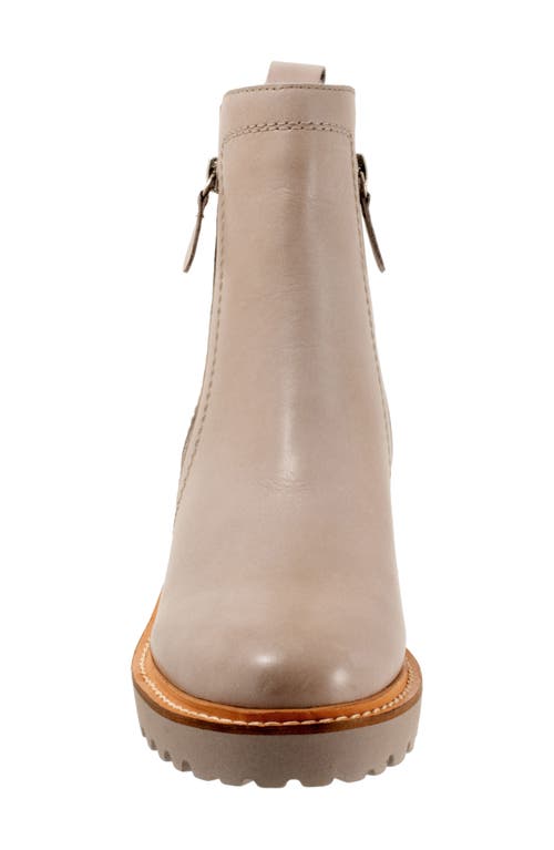 Eos Footwear Parson Lug Sole Bootie In Stone