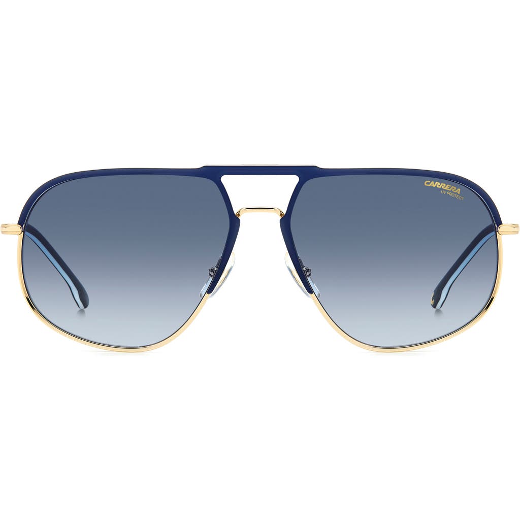 Carrera Eyewear 60mm Aviator Sunglasses In Blue