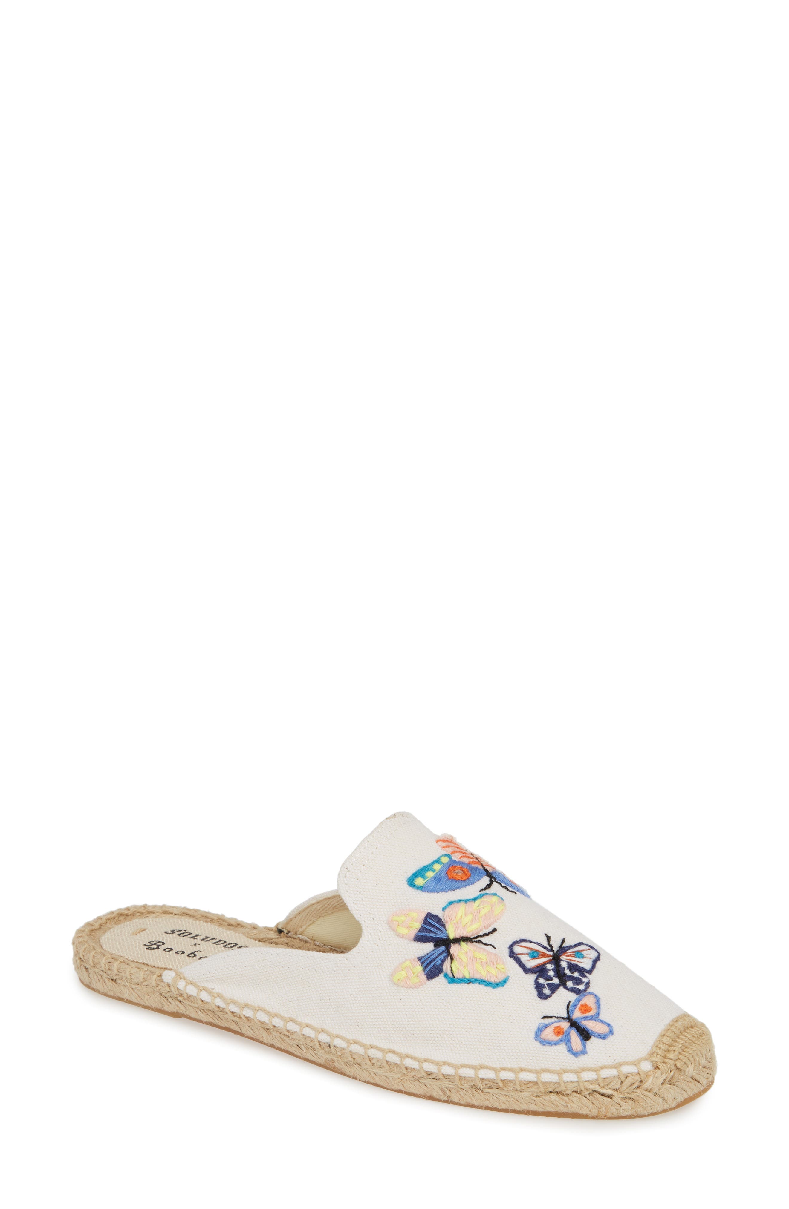 soludos embroidered mule