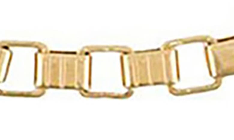 Shop Ivi Los Angeles Slim Signore Chain Bracelet In Yellow Gold