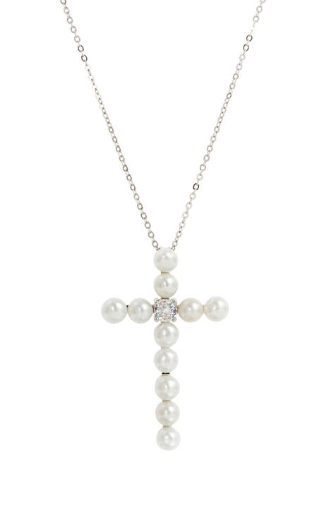 Pearl Cross Necklaces | Nordstrom