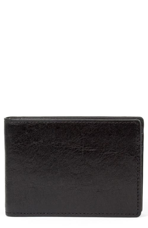Brunello Leather Wallet in Black