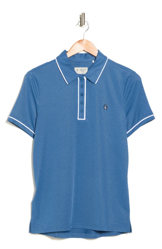 Original Penguin Performance Golf Polo In Blueberry Pancake