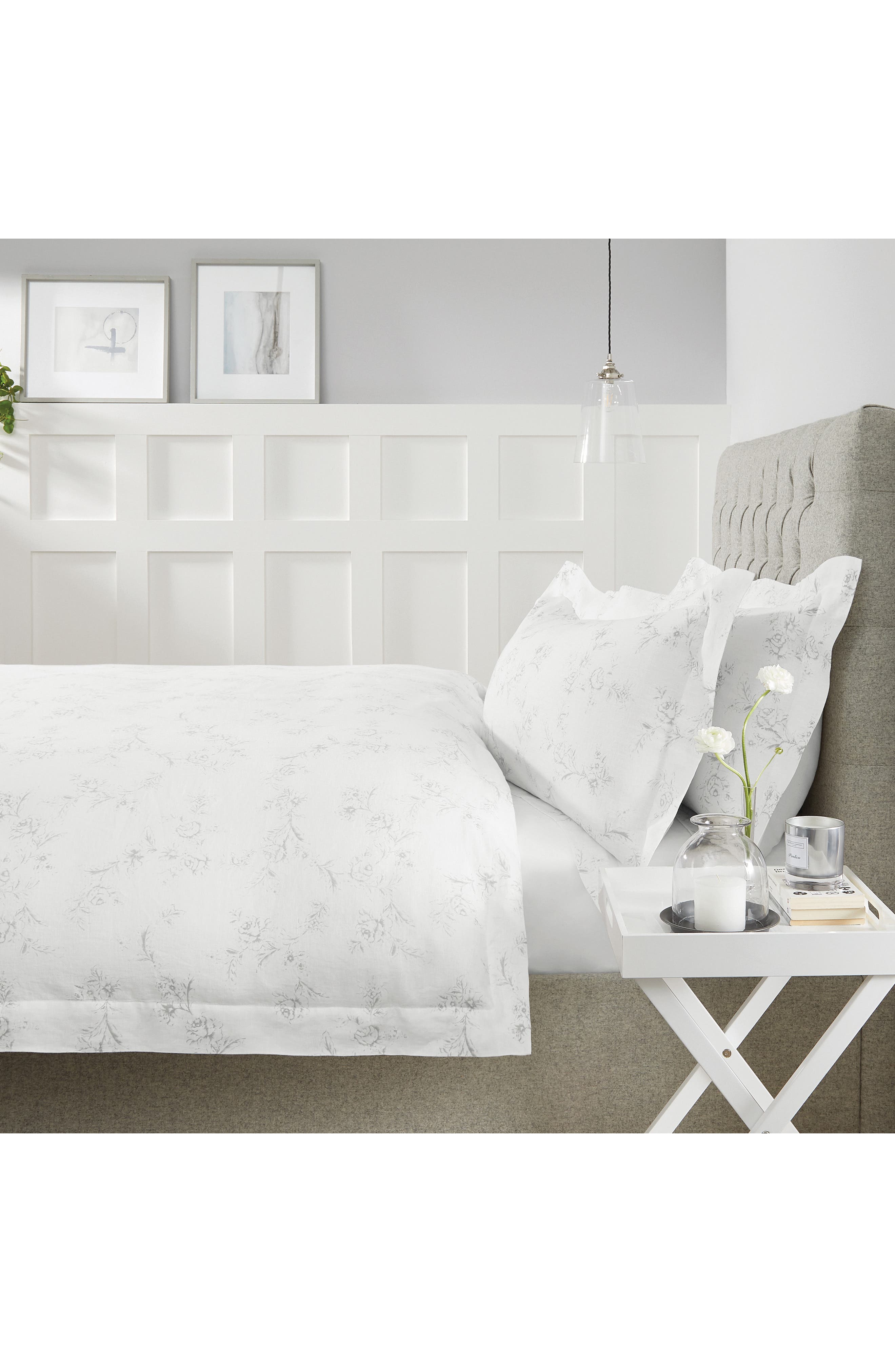 The White Company Emilie Linen Duvet Cover Nordstrom