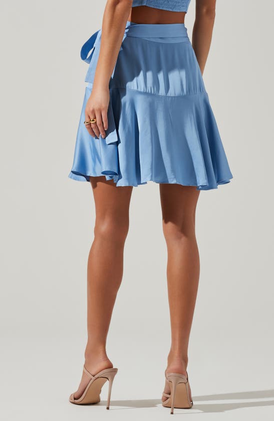 Shop Astr The Label Ellery Miniskirt In Sky Blue