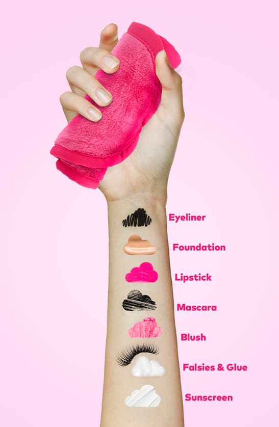 The Original Makeup Eraser Mini Pink Reusable Makeup Eraser In Pink