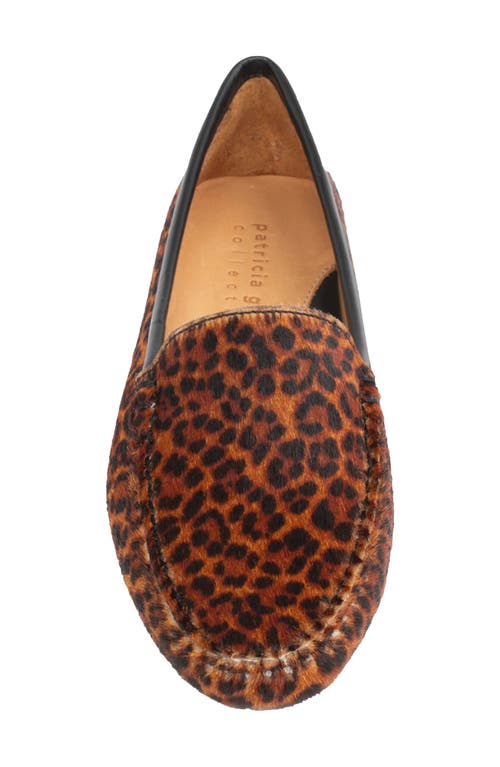 Shop Patricia Green 'jillian' Loafer In Dark Brown Leopard Haircalf