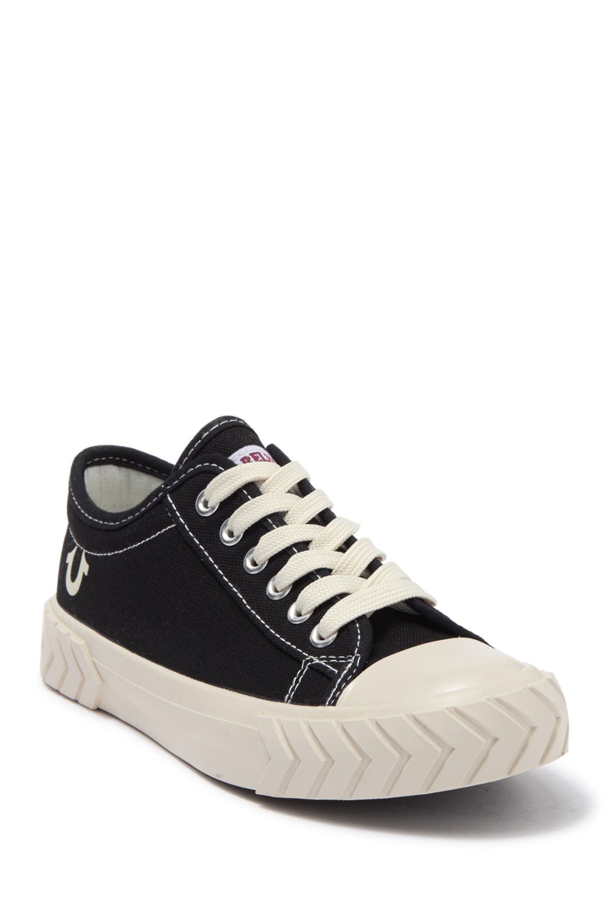True Religion Canvas Lace Up Sneaker In Blk Canvas | ModeSens