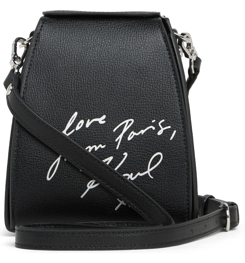 Karl Lagerfeld Paris Ikons Leather Crossbody Bag | Nordstromrack