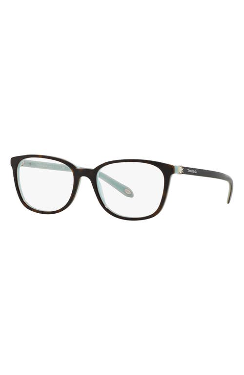 Tiffany & Co . 53mm Optical Glasses In Havana/blue