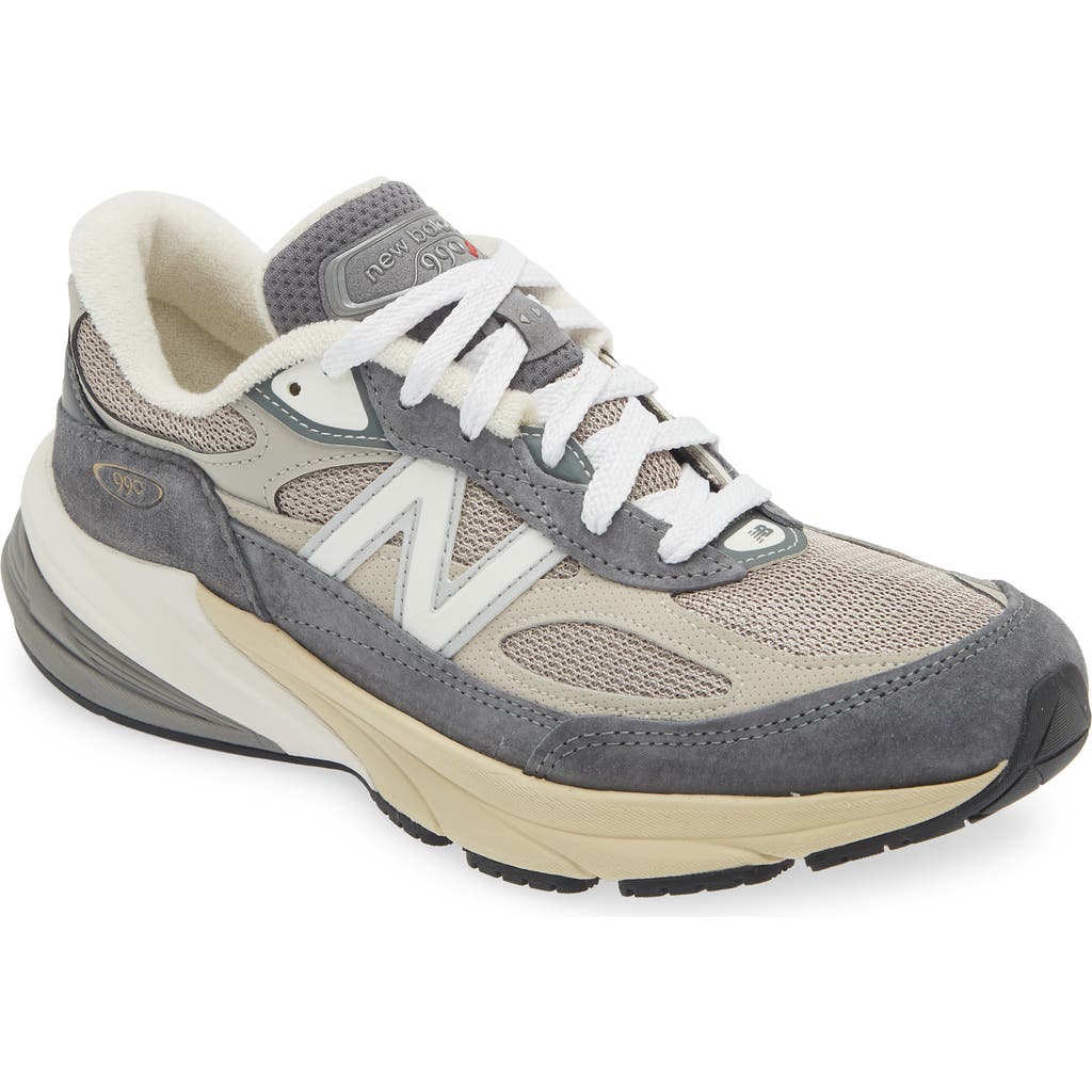 New Balance 990 V6 Core Running Shoe In Castlerock/moonrock