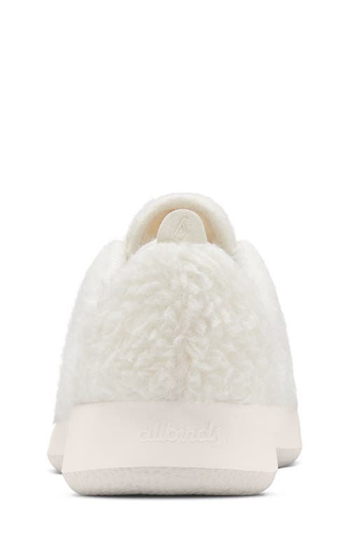 Allbirds Kids' Sm Wool Runner Fluff Sneaker In White