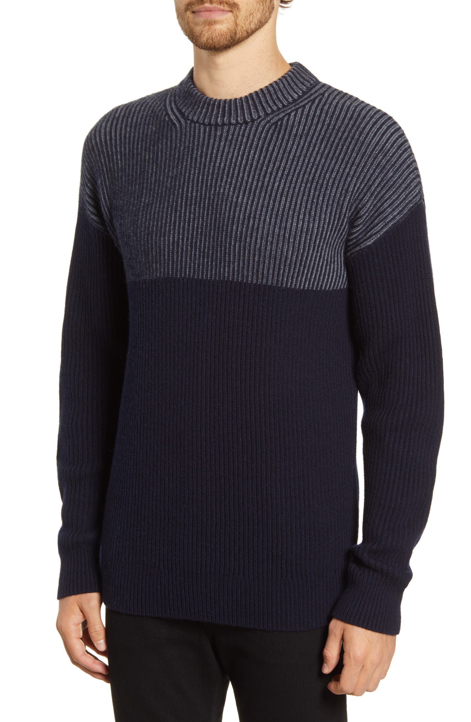 French Connection Regular Fit Stripe Fisherman Sweater | Nordstrom