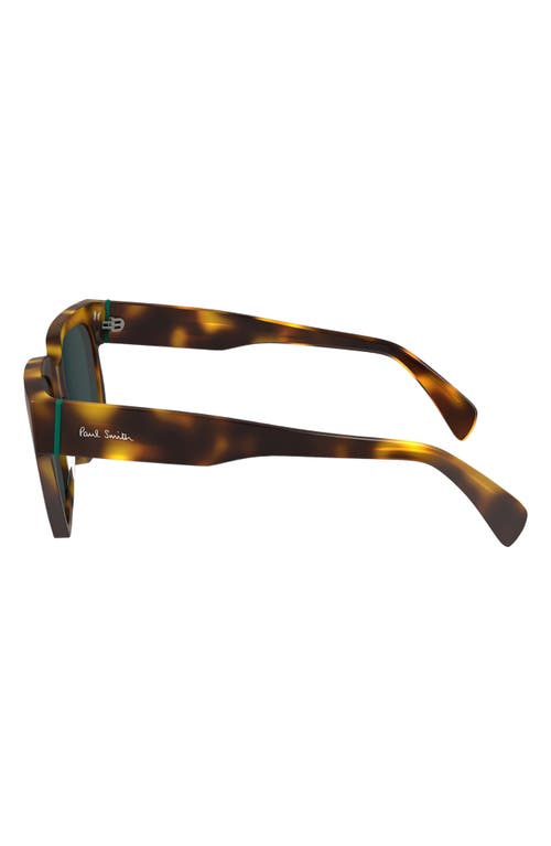Paul Smith Kenley 52mm Rectangular Sunglasses In Havana