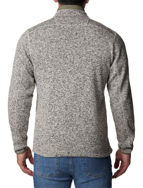 Columbia Sweater Weather Full-zip Fleece Jacket In Dark Stone Hthr