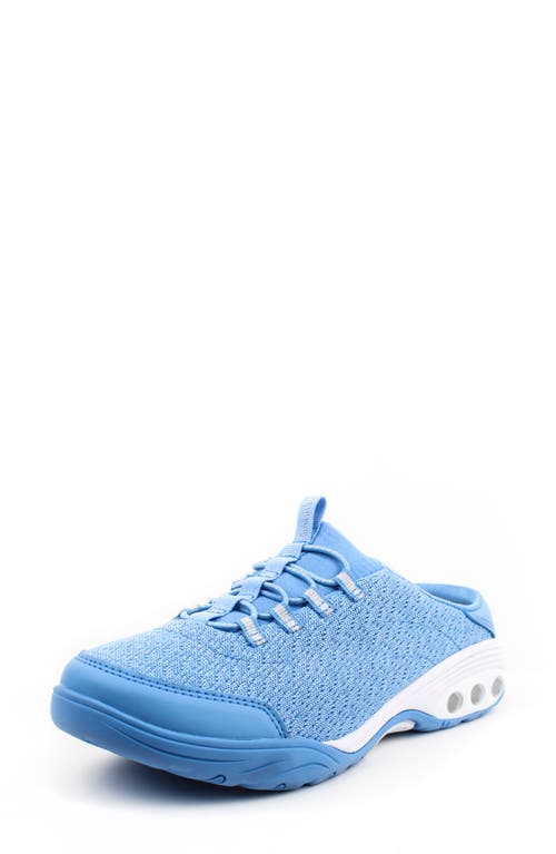 Austin Sneaker Mule in Light Blue Fabric