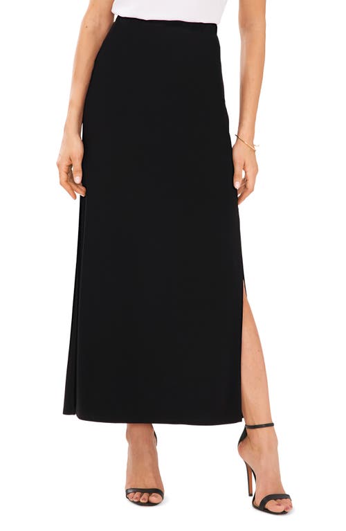 halogen(r) Side Slit Knit Skirt in Black