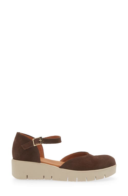 Cordani Sandie Platform D'orsay Pump In Serraje Brown