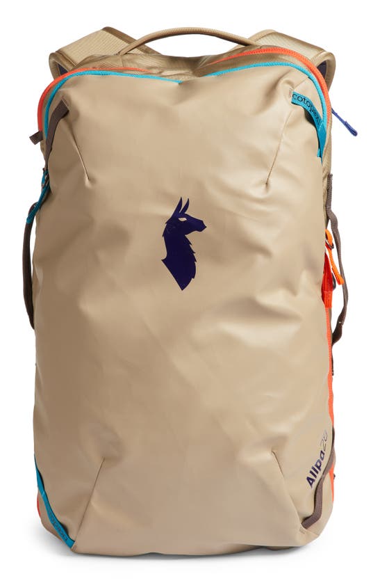 cotopaxi allpa desert 28L Travel Packs Cotopaxi and this rucksack delivers with air mesh shoulder straps and a sternum strap for enhanced weight distribution Cotopaxi Allpa 28L Travel Pack