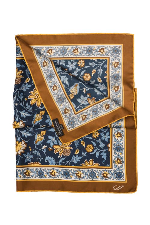 Elizabetta Carrara In Navy And Mustard