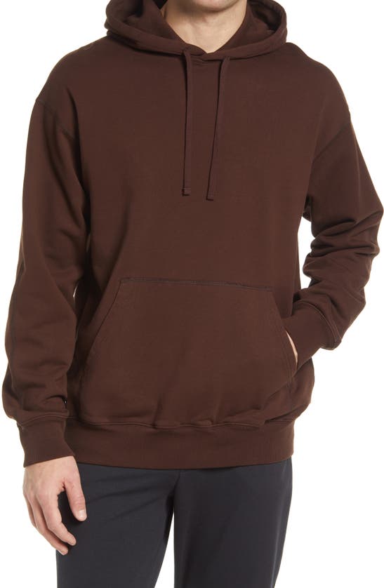 Reigning Champ Relaxed-fit Drawstring Hoodie In Earth