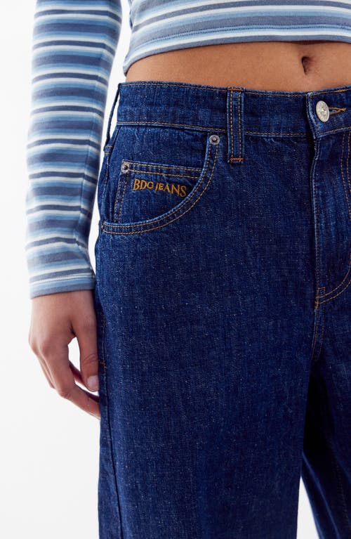 Shop Bdg Urban Outfitters Logan Wide Leg Jeans In Rinse Denim