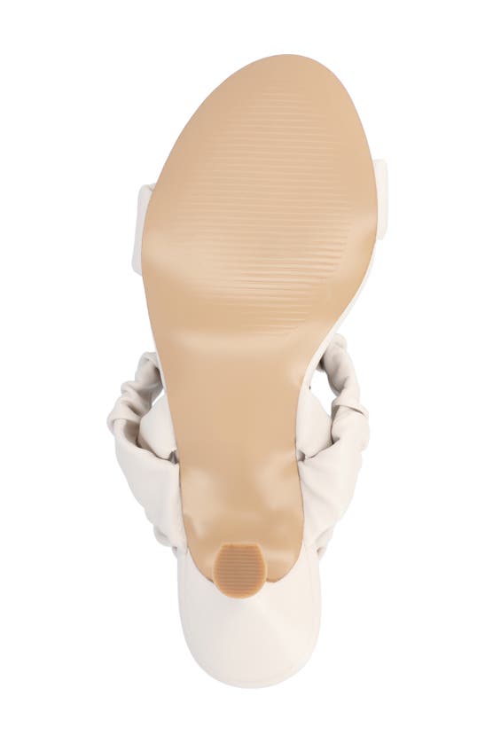 Shop Journee Collection Amaree Slingback Sandal In Bone