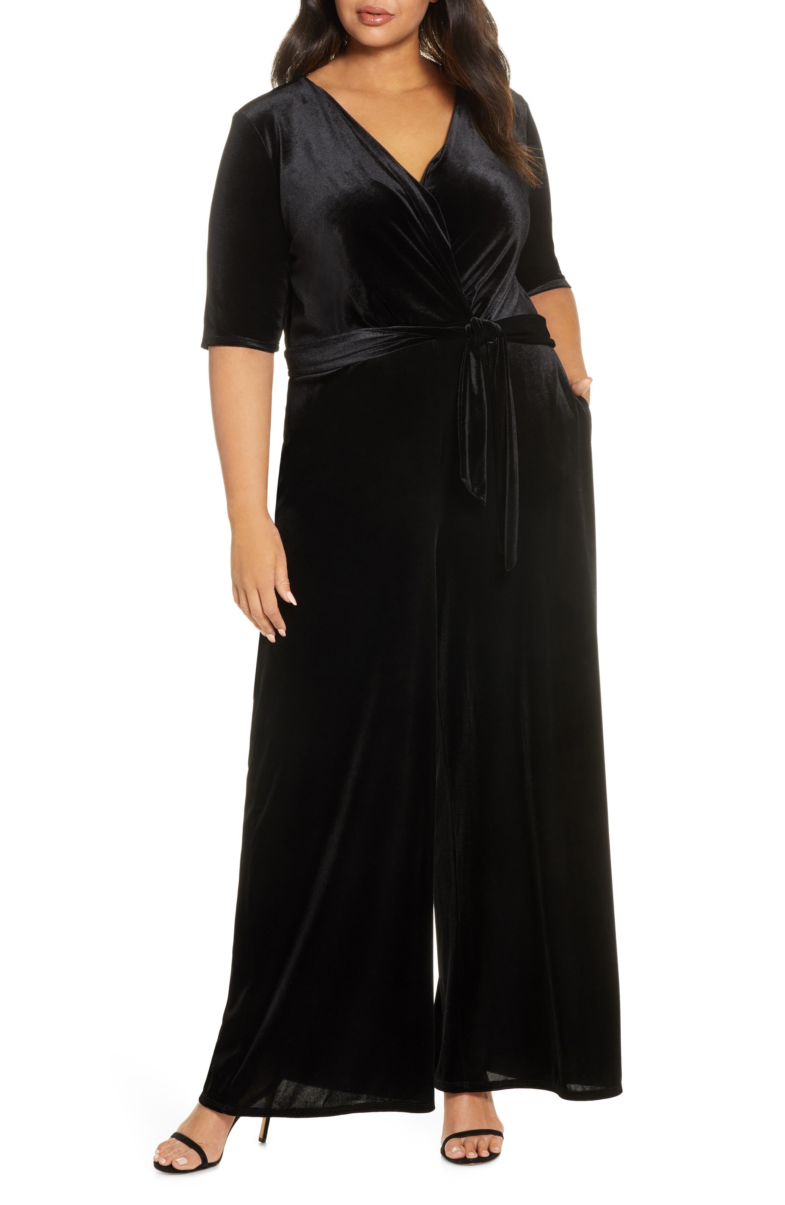velvet jumpsuit nordstrom