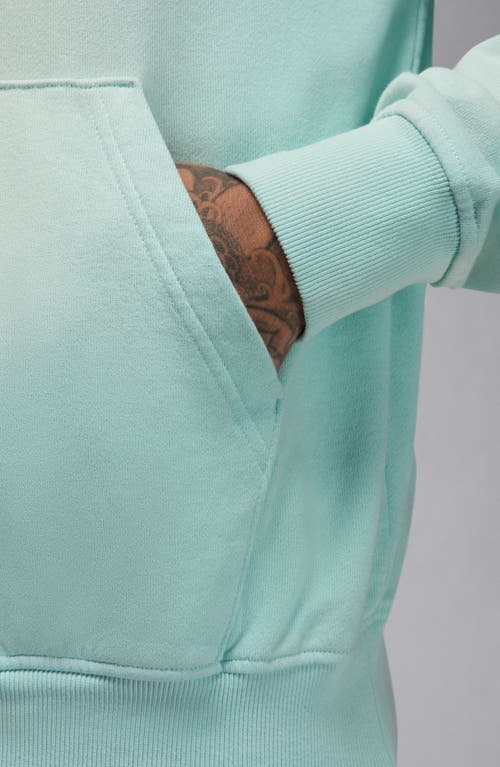 Shop Nike Flight Fleece Pullover Hoodie In Light Dew