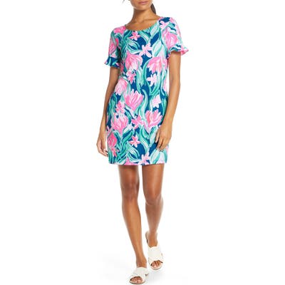 Lilly Pulitzer Mellorie Tie Back Cotton Shift Dress, Pink