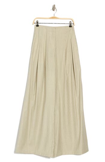 Twp Drew Wide Leg Pants In Lark/white