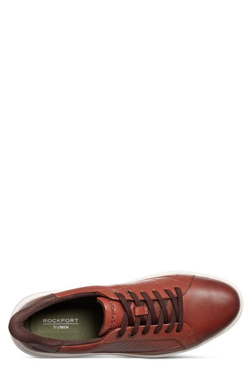 Rockport Men Tristen Step Activated Lace Up Sneaker In Medium Natural