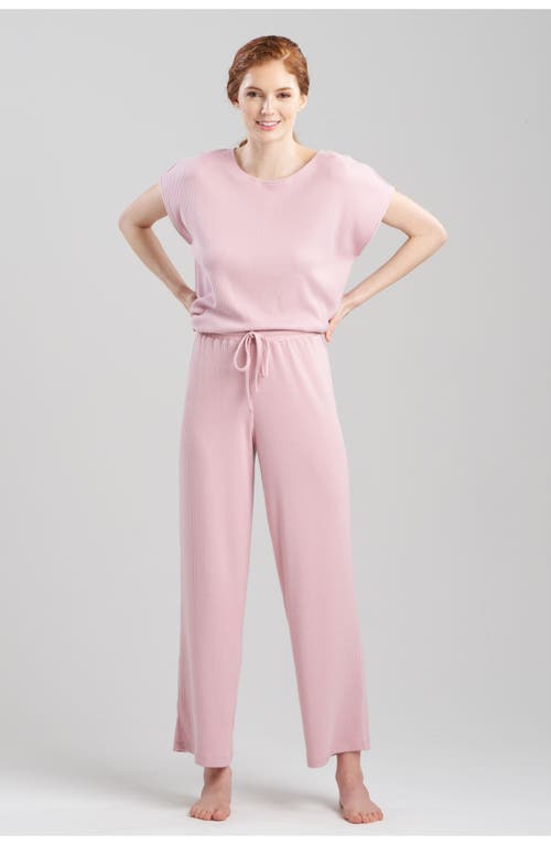 Natori Eden Everywhere Straight Leg Pant In Light Pink