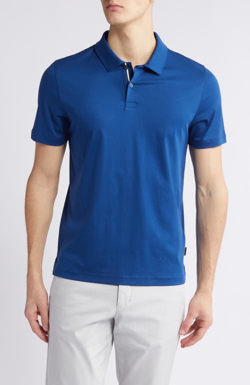 Ted Baker London Zeiter Cotton Polo In Blue