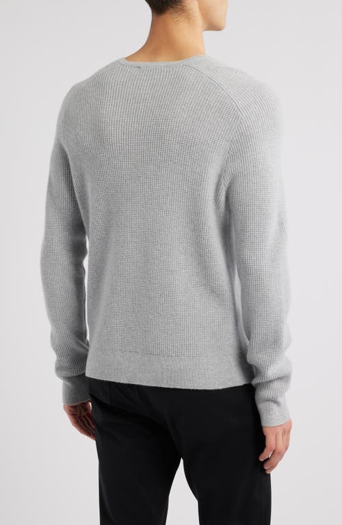 Theory Novo Merino Wool Blend Crewneck Sweater In Vapor Melange