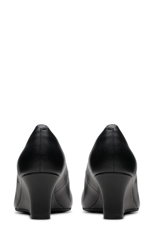 Clarks Olivette Pearl In Black Leather