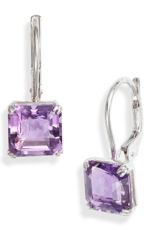 Shop Anzie Harper Drop Earrings In Purple