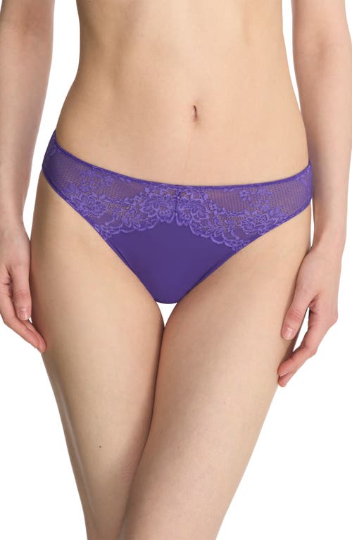 Natori Heavenly Lace Bikini In Deep Indigo