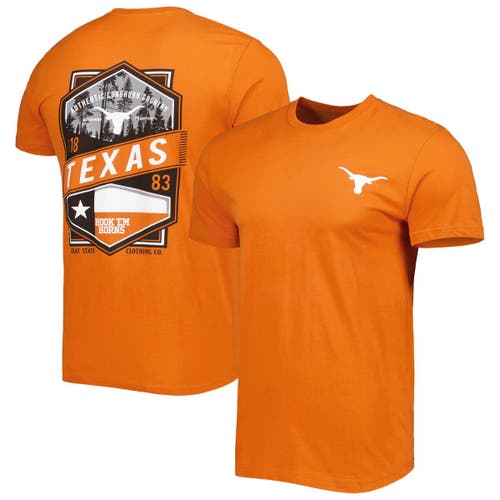 FLOGROWN Men's Texas Orange Texas Longhorns Double Diamond Crest T-Shirt in Burnt Orange