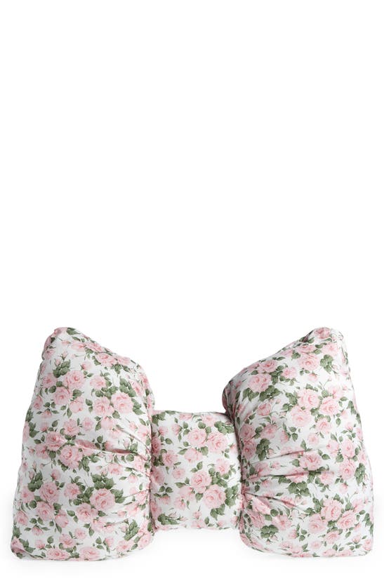 Shop Dauphinette X Liberty London Carline Rose Puffy Bow Clutch