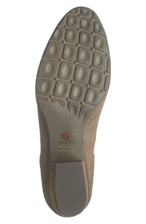 Blondo Victory Waterproof Bootie In Dk Taupe Suede