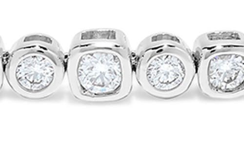 H.j. Namdar 14k White Gold Bezel Diamond Slider Bracelet In White Gold