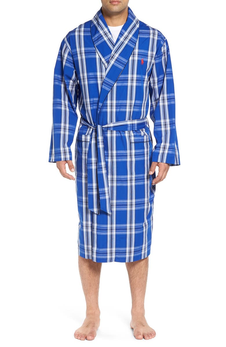 Polo Ralph Lauren Plaid Cotton Robe | Nordstrom