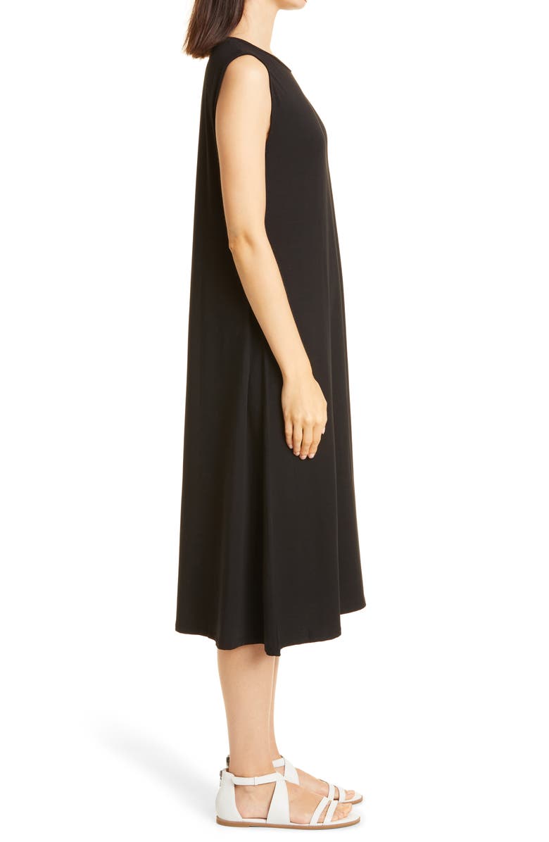 Eileen Fisher Sleeveless Jersey Shift Dress, Alternate, color,