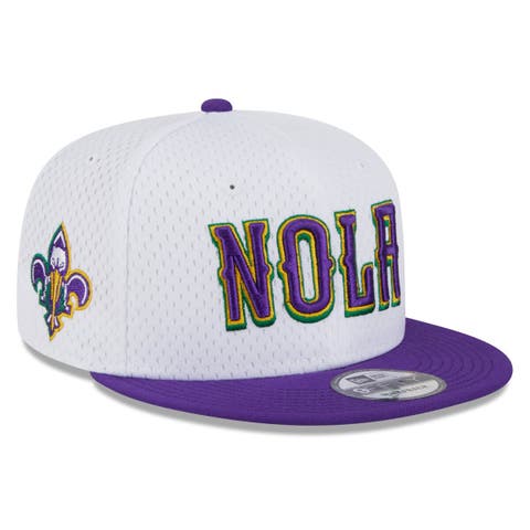 Men's New Era Royal Los Angeles Rams Logo Tear 9FIFTY Snapback Hat