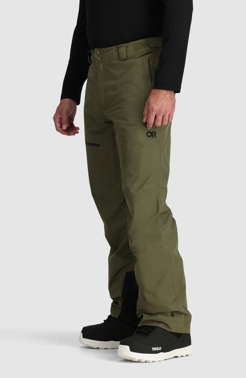 Shop Outdoor Research Tungsten Ii Gore-tex® Waterproof Snow Pants In Ranger Green