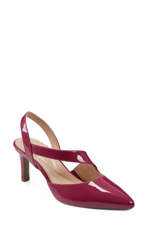Recruit Slingback Pointed Toe Pump in Deep Pink