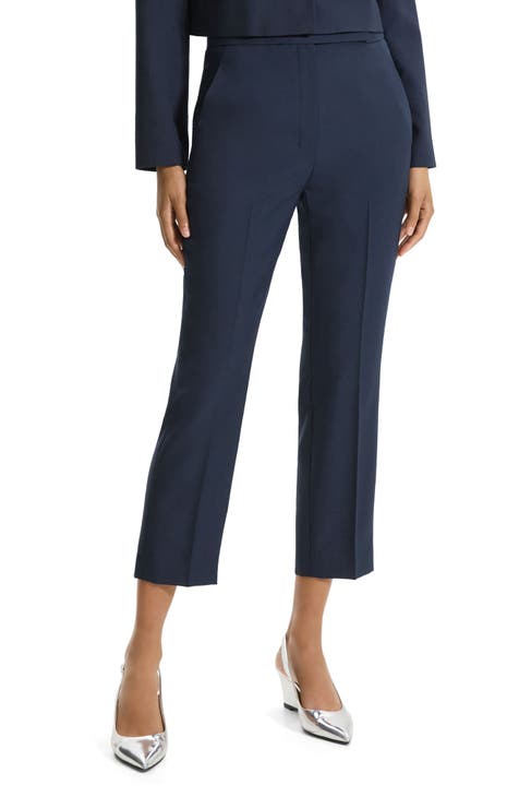 Oxford Slim Crop Pants