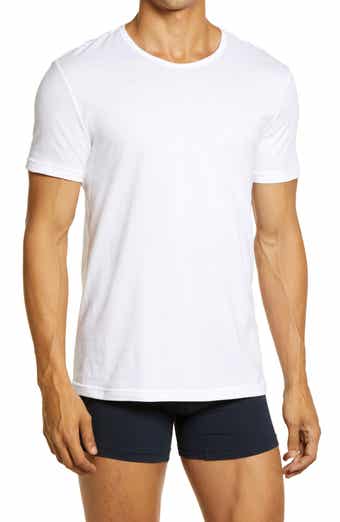 Lacoste Men's Essentials 3 Pack 100% Cotton Slim Fit Crewneck T-Shirts,  White, Small : : Clothing, Shoes & Accessories