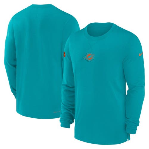 Nike Men's Miami Dolphins Sideline Velocity Grey T-Shirt